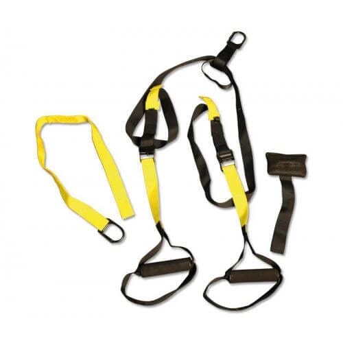 Suspension Trainer Pro Web Trainer Kit, Black and Yellow TRX Style