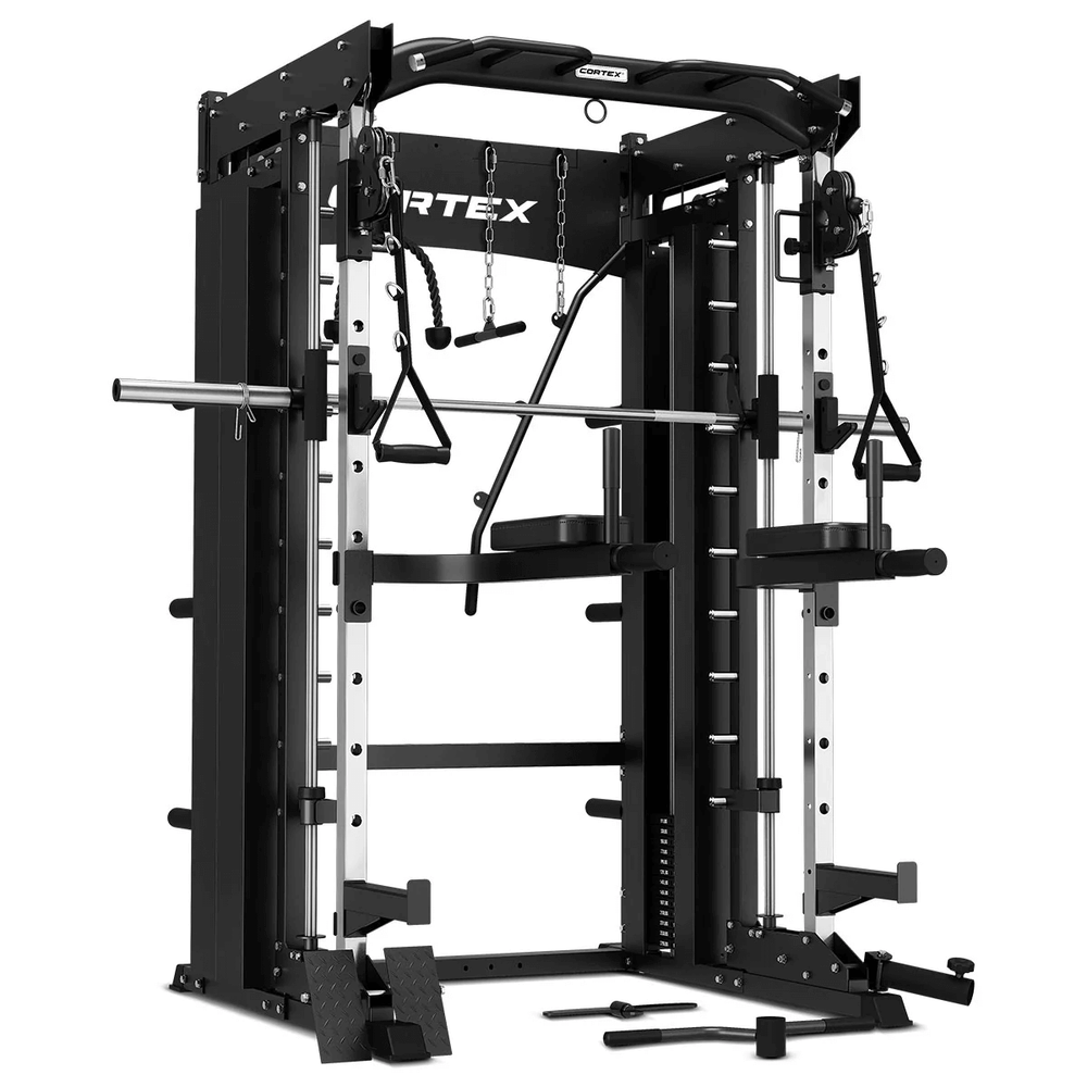Cortex SM26 Multi Gym 6-in-1 Power Rack with Dual Stack Smith & Cable Machine