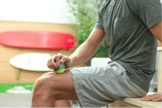 Triggerpoint Handheld Massage Ball, 2.5-inch, Green/Grey  - Clearance Sale