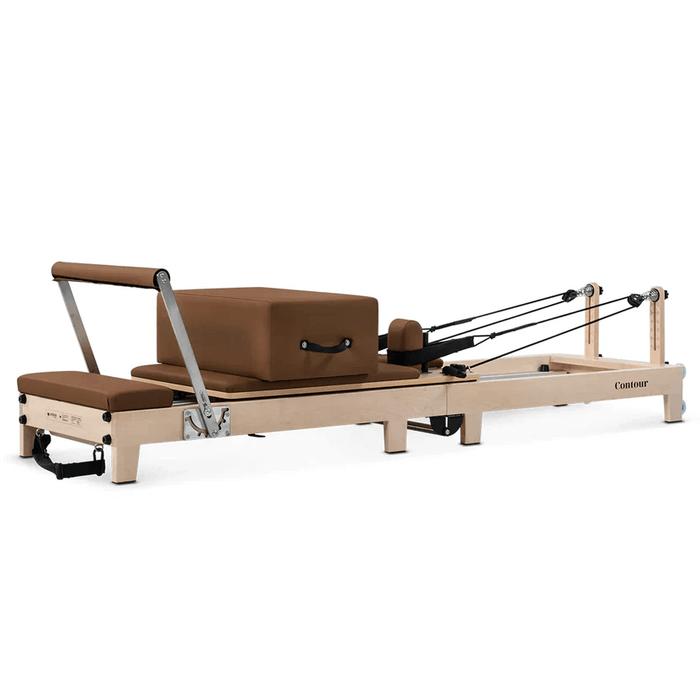 Contour Folding Wooden Pilates Reformer Machine (Espresso)