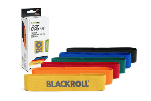 Blackroll Loop Band Set of 3 or Set of 6 - Fabric Resistance Band Set