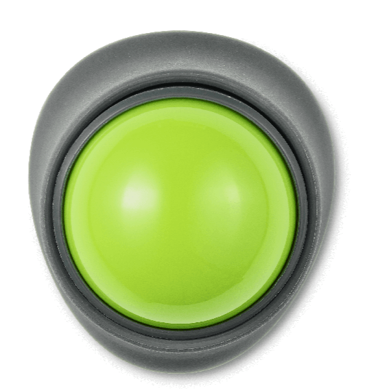 Triggerpoint Handheld Massage Ball, 2.5-inch, Green/Grey  - Clearance Sale