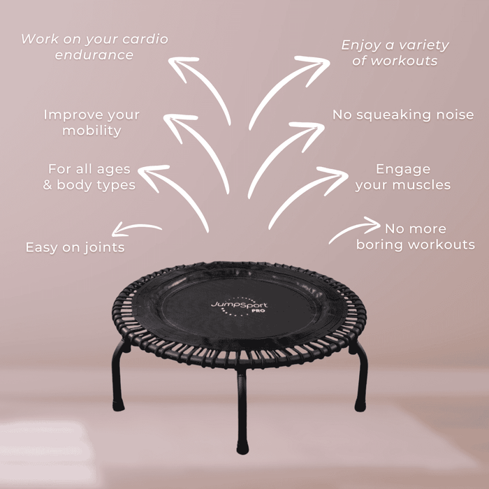 Jumpsport 350PRO Stackable Fitness Trampoline PRE ORDER FOR July Delivery -Alternatively Order 350PRO PRISM Model AVAILABLE NOW
