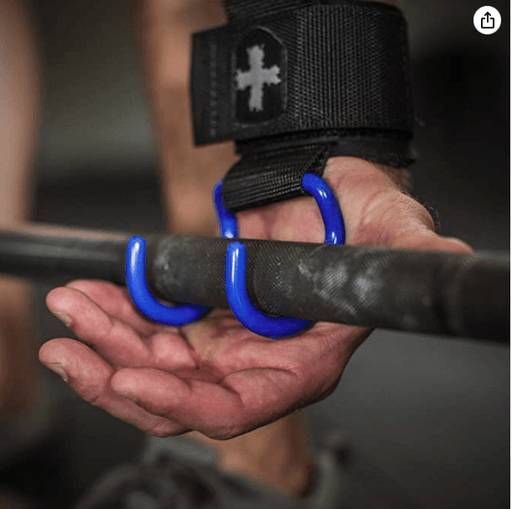 Harbinger Lifting Hooks in Black/Blue