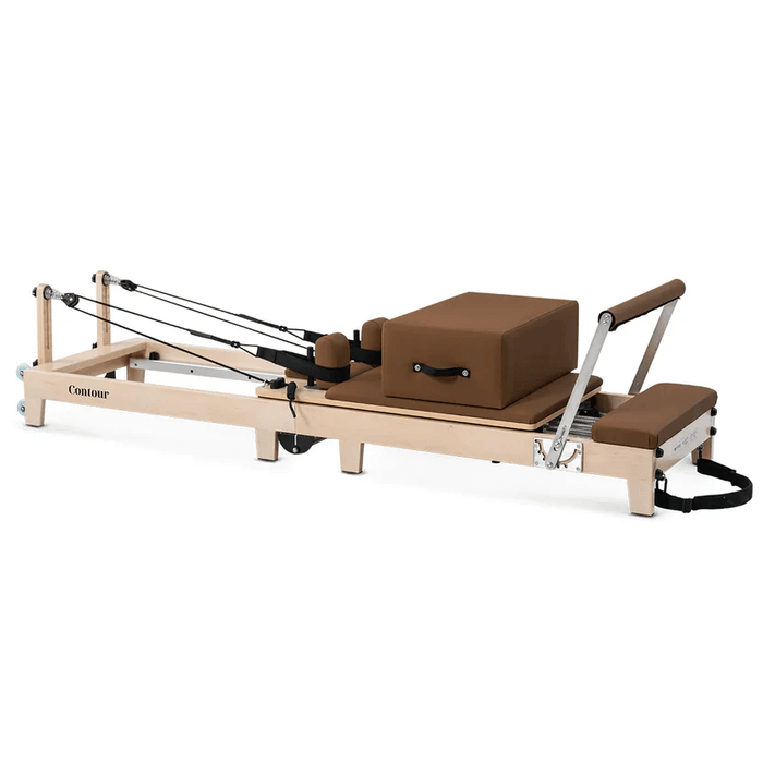 Contour Folding Wooden Pilates Reformer Machine (Espresso)