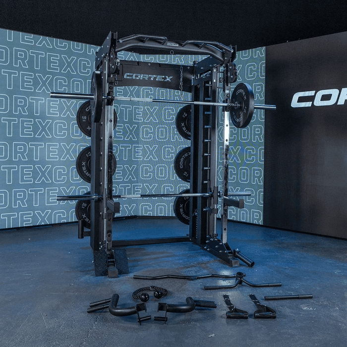 Cortex SM26 Multi Gym 6-in-1 Power Rack with Dual Stack Smith & Cable Machine