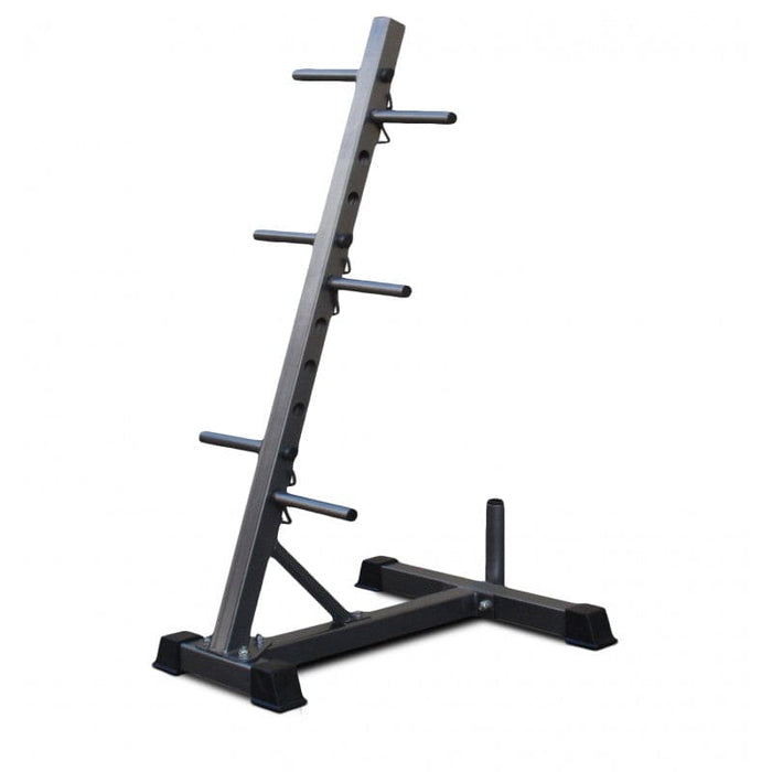 BodyworX 7396B Standard Plate Tree with Bar Holder