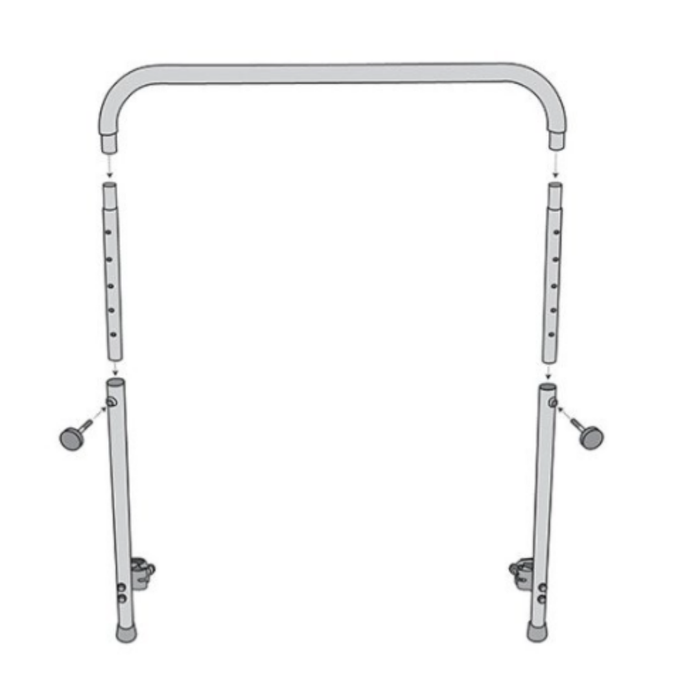 JumpSport Quick-Release Handle, Narrow Fit 39" Arched Leg