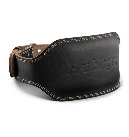 Harbinger 6" Padded Leather Weight Lifting Belt 2.0