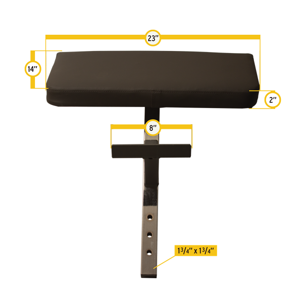 Body-Solid Preacher Curl Attachment