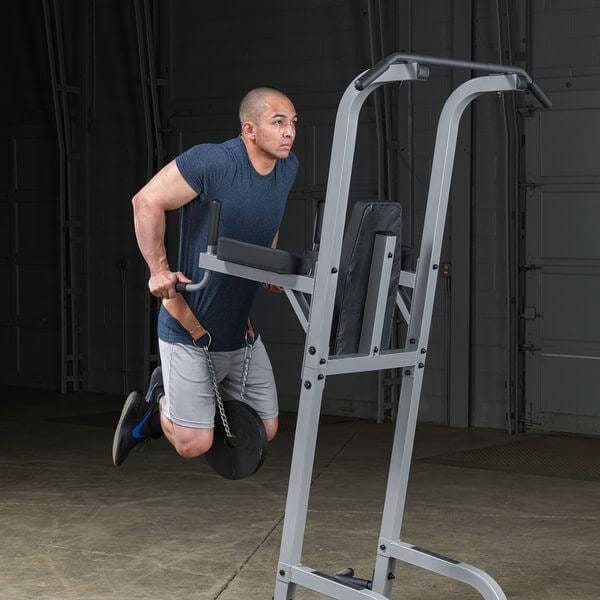 Vertical Knee Power Tower Knee Raise Body-Solid Deluxe Vertical