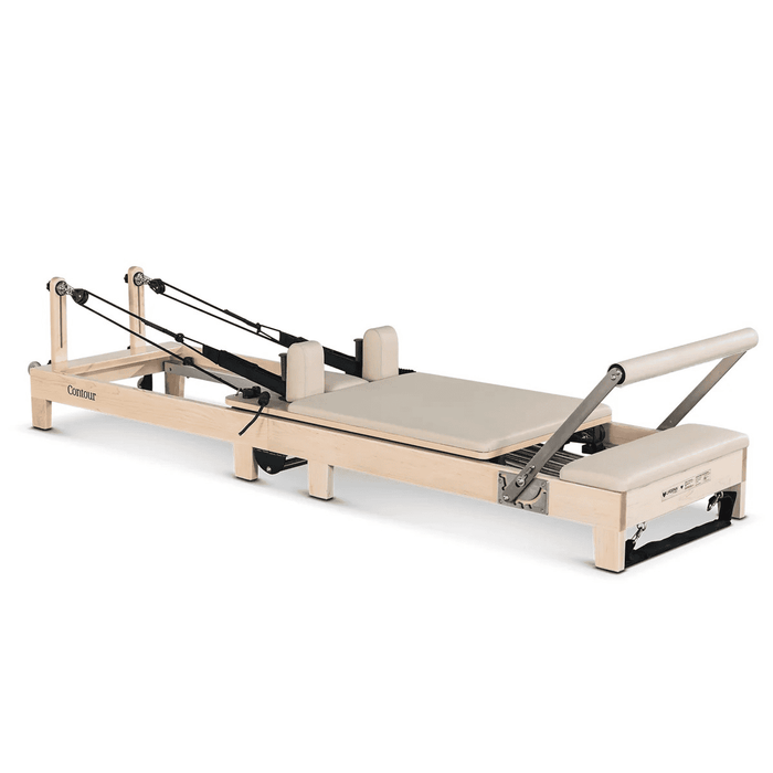 Lifespan Contour Folding Wooden Pilates Reformer Machine, Beige - LIMITED STOCKS