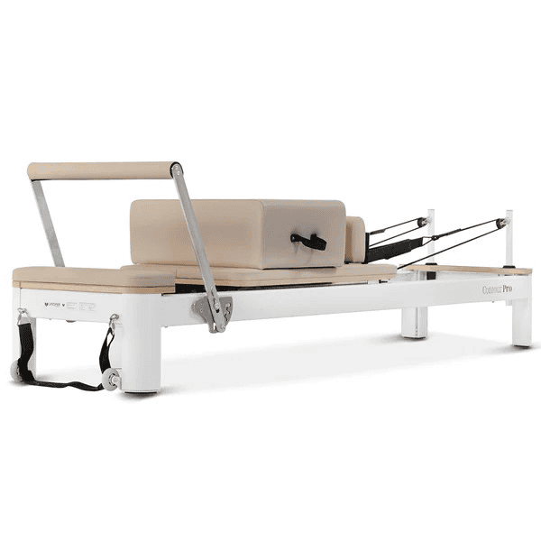 Lifespan Contour Pro Aluminum Pilates Reformer Machine Bed Set, Beige - DON'T MISS OUT !! Limited Stock Available