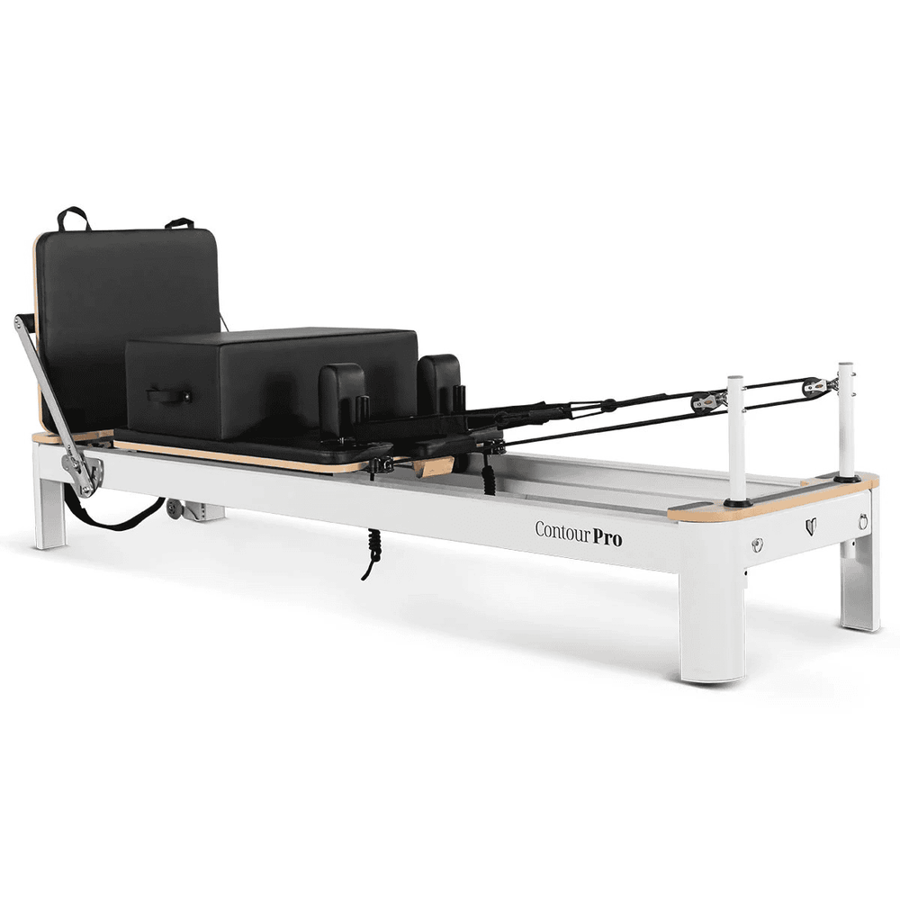 Lifespan Contour Pro Aluminium Pilates Reformer Machine Bed Set