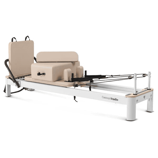 Lifespan Contour Studio Commercial Pilates Reformer Machine, Beige - Limited Stock !! Don't Miss Out!!!