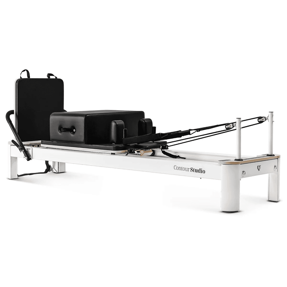 Lifespan Contour Studio Commercial Pilates Reformer Machine (Black)