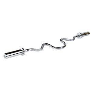 Olympic Super Curl Bar Combo Bar - Chrome