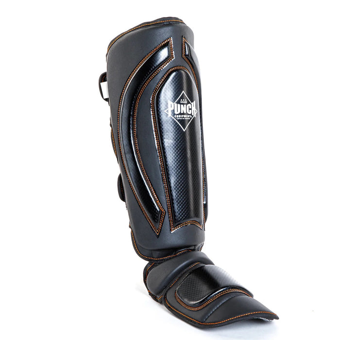 PUNCH Precision Plus Black Diamond Shin Guards - Black