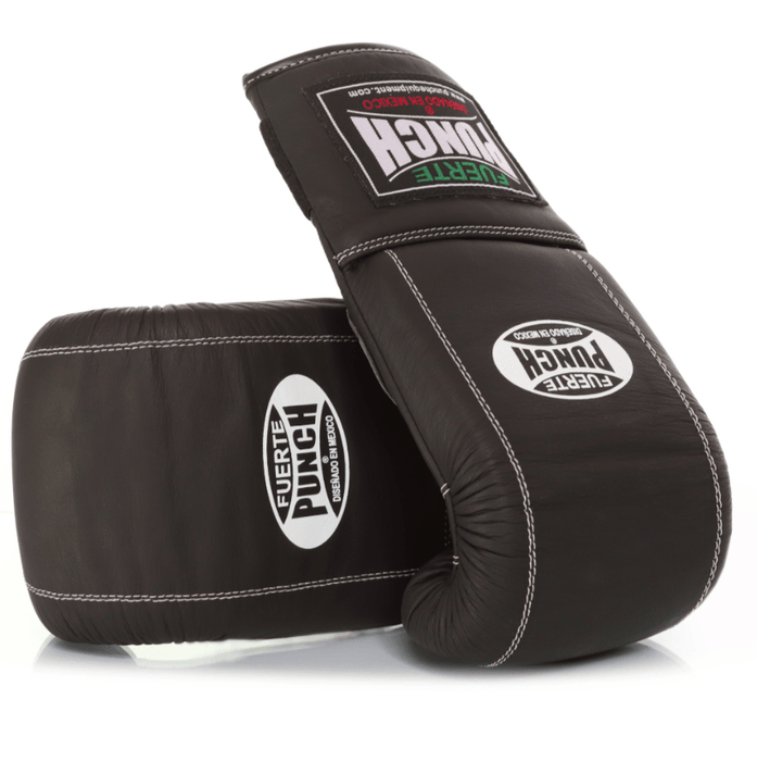 Punch Mexican Fuerte Boxing Bag Mitts, Matt Black