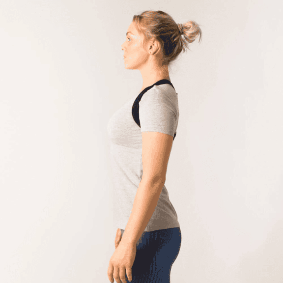 Swedish Posture - Flexi Posture Brace - Posture Corrector, Black or White