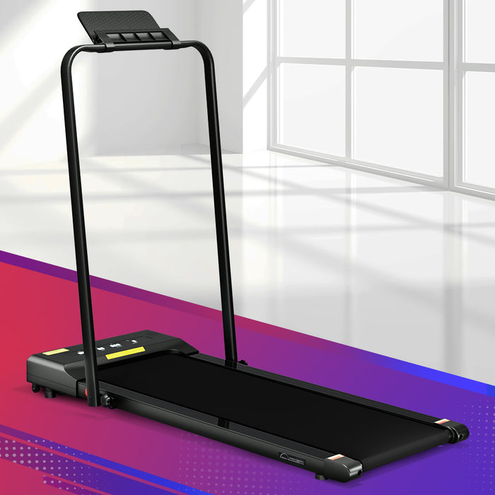 EFit Treadmill Electric Walking Pad Under Desk Home Gym Fitness 380mm Black