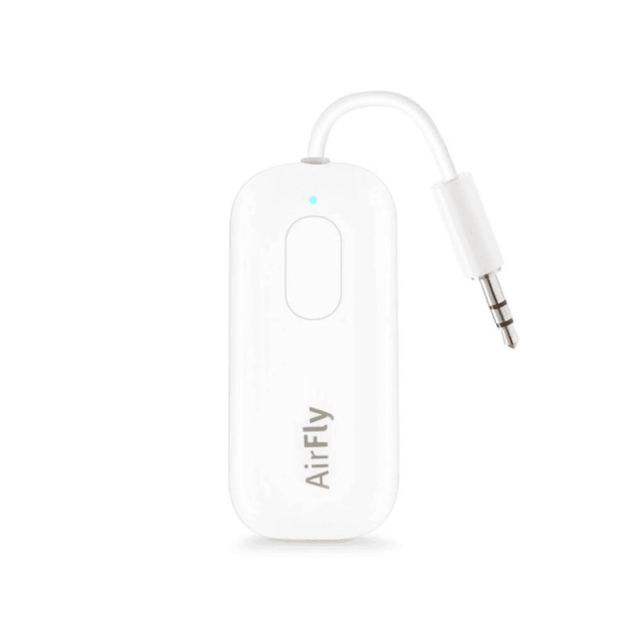 Twelve South AirFly Pro, White, Bluetooth Wireless Audio Transmitter/Receiver