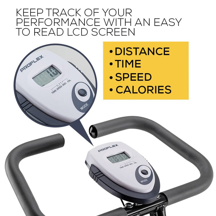 PROFLEX Folding Magnetic Exercise X-Bike [ONLINE ONLY]
