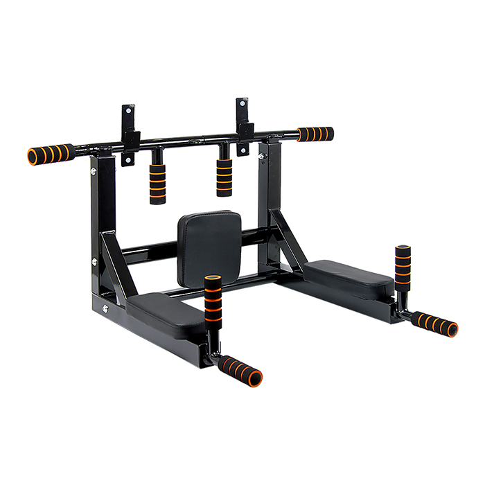 Heavy Duty Wall Mounted Power Station - Knee Raise - Pull Up - Chin Up -Dips Bar