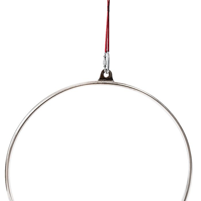 Aerial Yoga Hoop 90CM Lyra Hoop Circus Single Point Aerial Ring Set