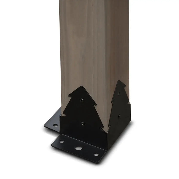 Yardtopia Oslo 2.4m x 1.8m BBQ/Grill Timber & Steel Gable Roof Gazebo