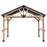 Yardtopia Oslo XL 3.6m x 2.4m BBQ/Grill Timber & Steel Gable Roof Gazebo