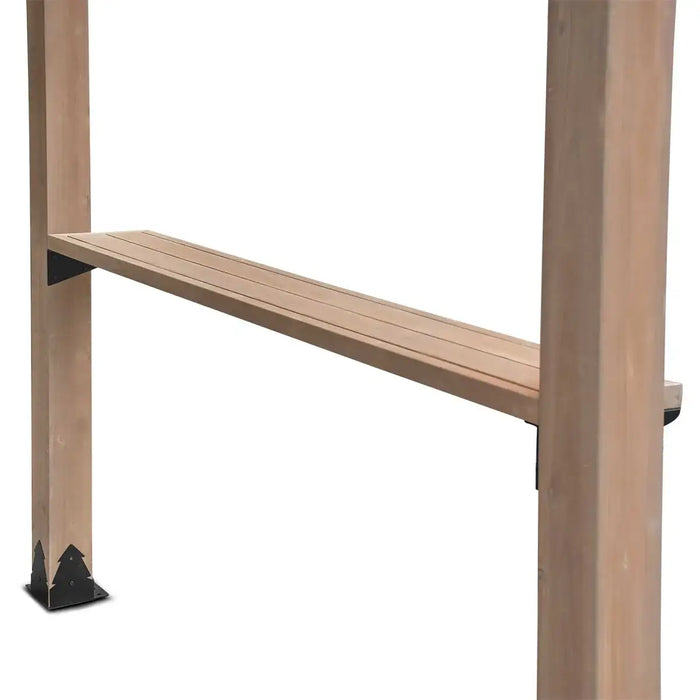 Yardtopia Oslo XL 3.6m x 2.4m BBQ/Grill Timber & Steel Gable Roof Gazebo