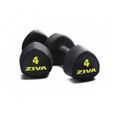 ZIVA Urethane Tribell Studio Dumbbell - 4kg (pair) - Clearance Sale