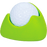 Golf Ball Self Massager, Green