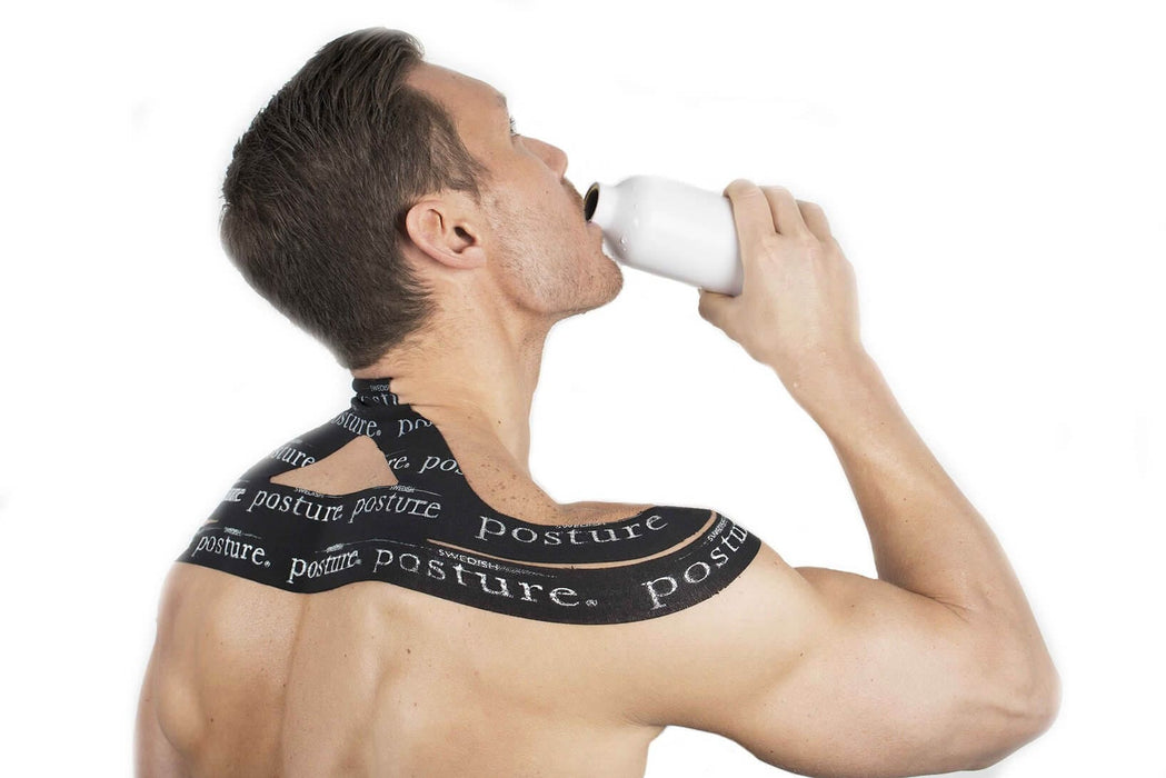 Swedish Posture Kinesio Tape Upright, Black