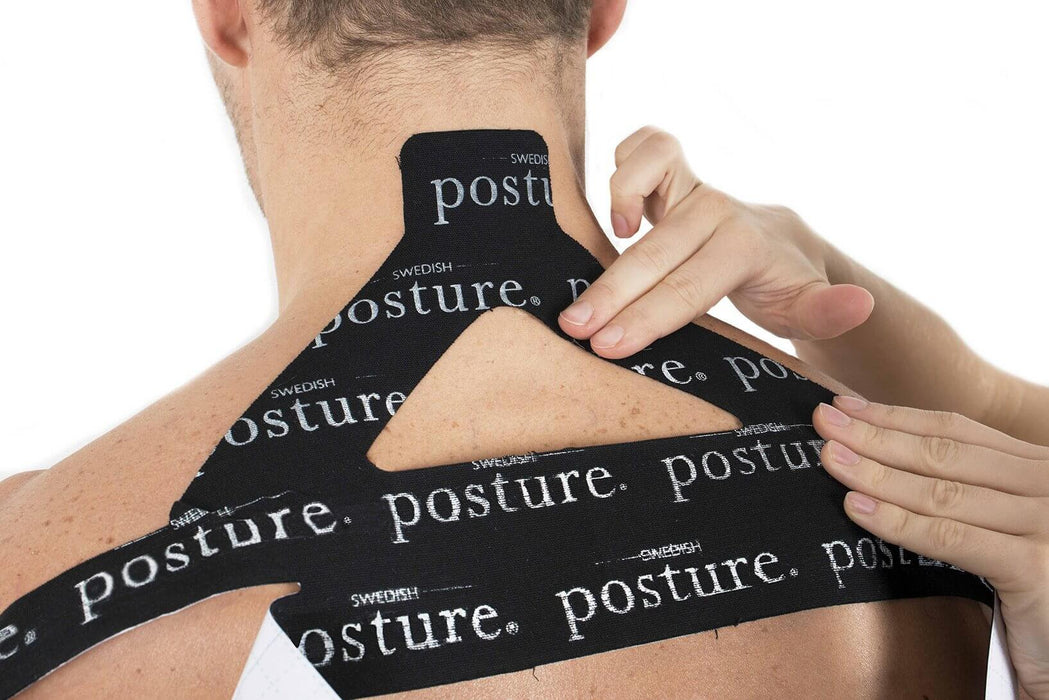 Swedish Posture Kinesio Tape Upright, Black