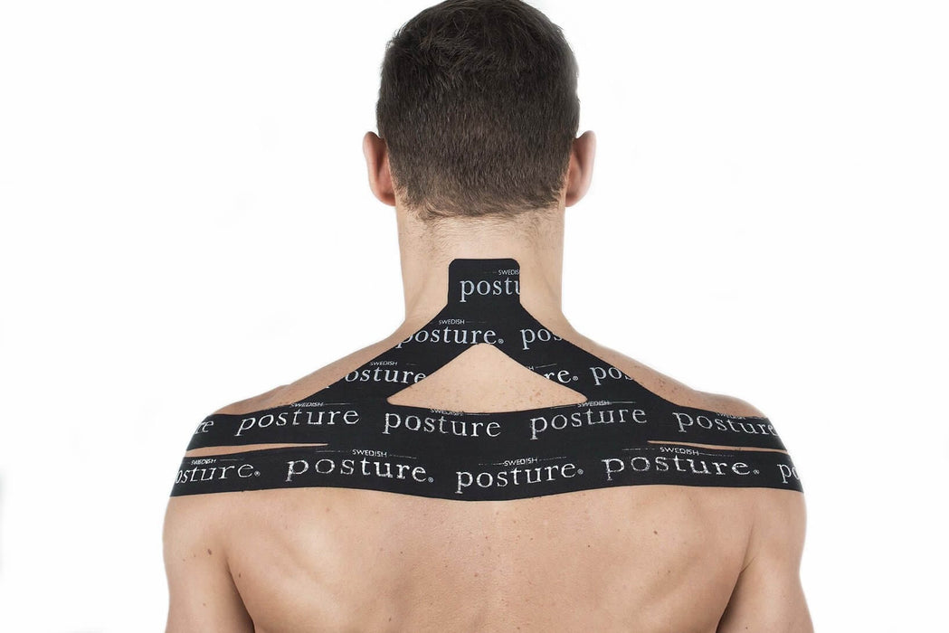 Swedish Posture Kinesio Tape Upright, Black