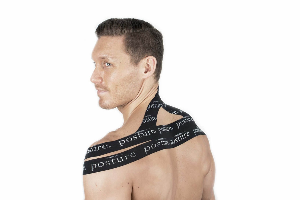 Swedish Posture Kinesio Tape Upright, Black