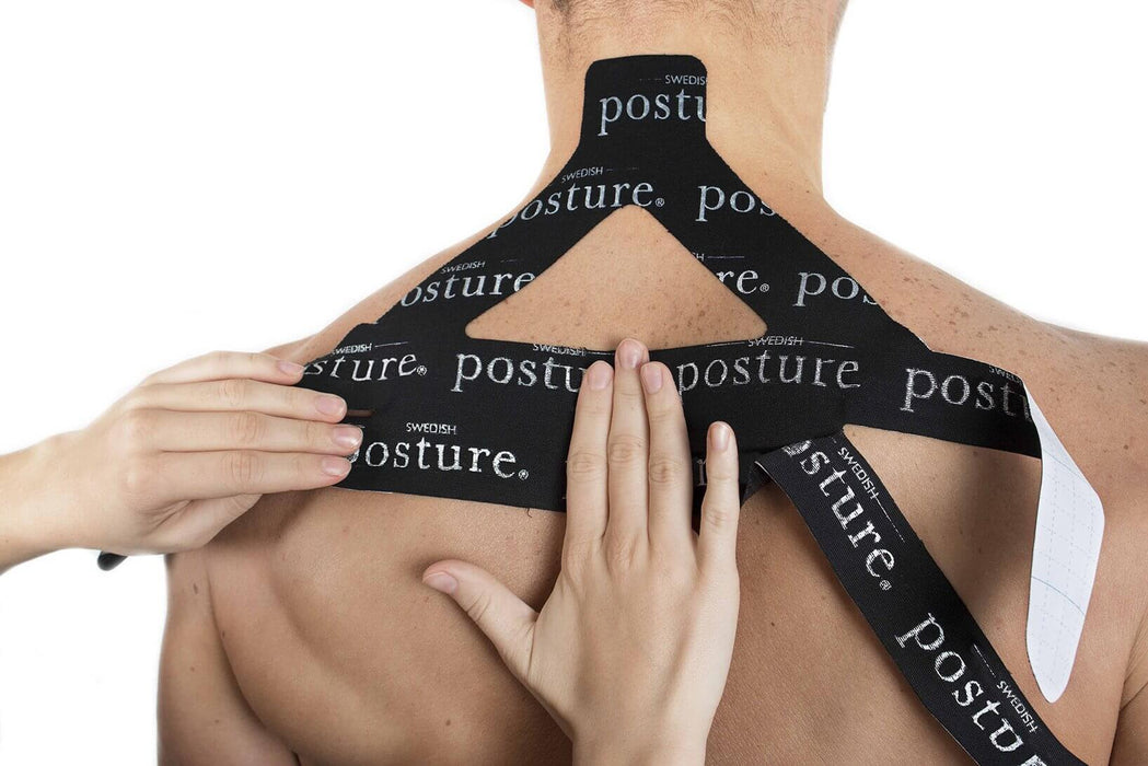 Swedish Posture Kinesio Tape Upright, Black