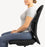 Swedish Posture - Back Rest - Ergonomic Lumbar Support, Black