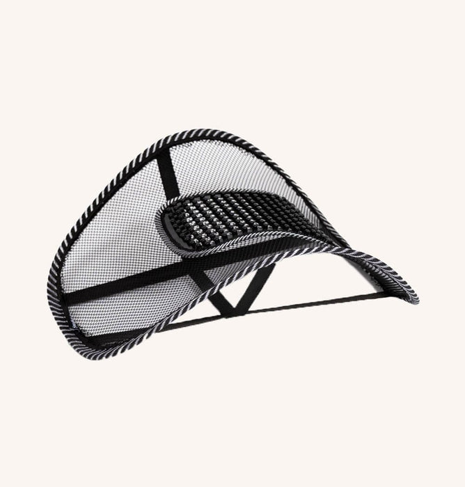 Swedish Posture - Back Rest - Ergonomic Lumbar Support, Black