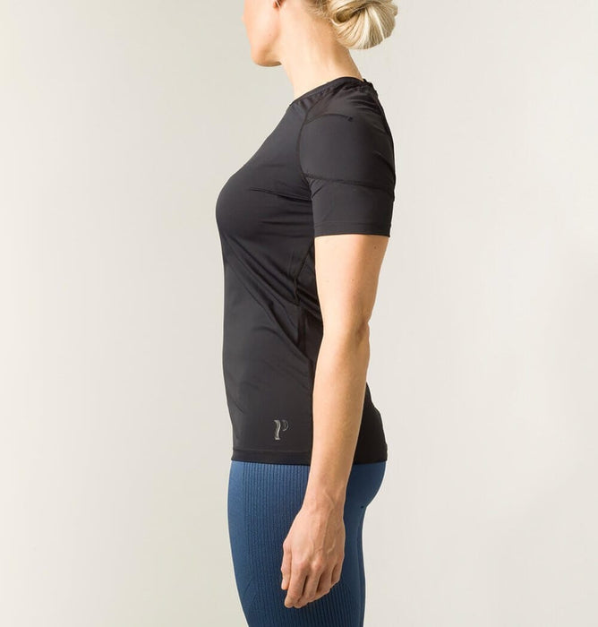 Swedish Posture - Reminder Posture T-Shirt for Women - Posture Corrector, Black or White