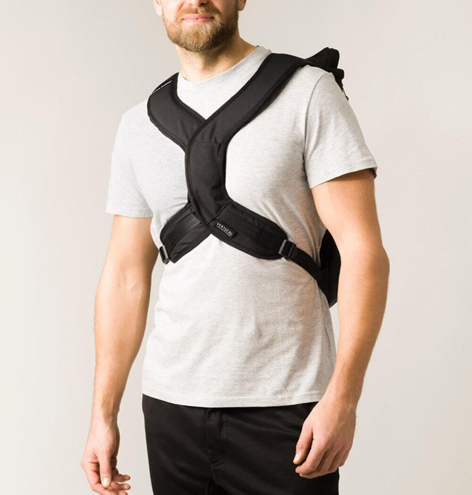 Swedish Posture - Vertical Ergonomic Backpack - Posture Correcting Backpack, Black