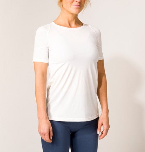 Swedish Posture - Reminder Posture T-Shirt for Women - Posture Corrector, Black or White