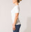 Swedish Posture - Reminder Posture T-Shirt for Women - Posture Corrector, Black or White