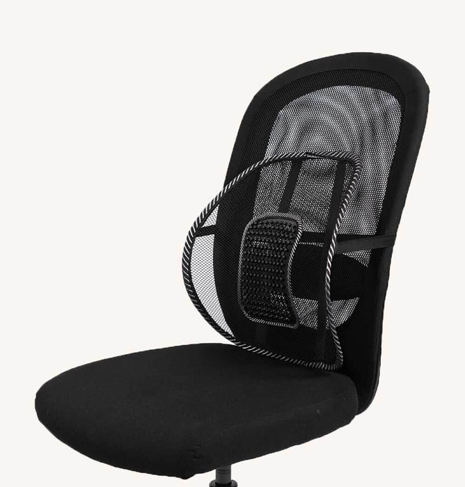 Swedish Posture - Back Rest - Ergonomic Lumbar Support, Black