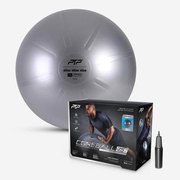 PTP Pro Fitness Core Ball With Bonus Pump