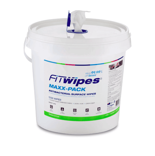 Wow Wipes Antibacterial Wipes Dispenser Bucket With Maxx-Pack 1200 Roll