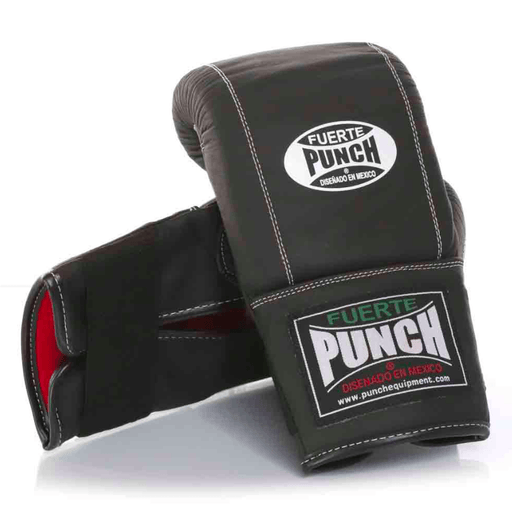 Punch Mexican Fuerte Boxing Bag Mitts, Matt Black