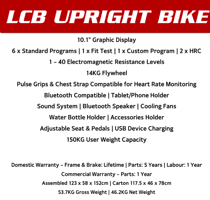 Sole LCB Upright Bike